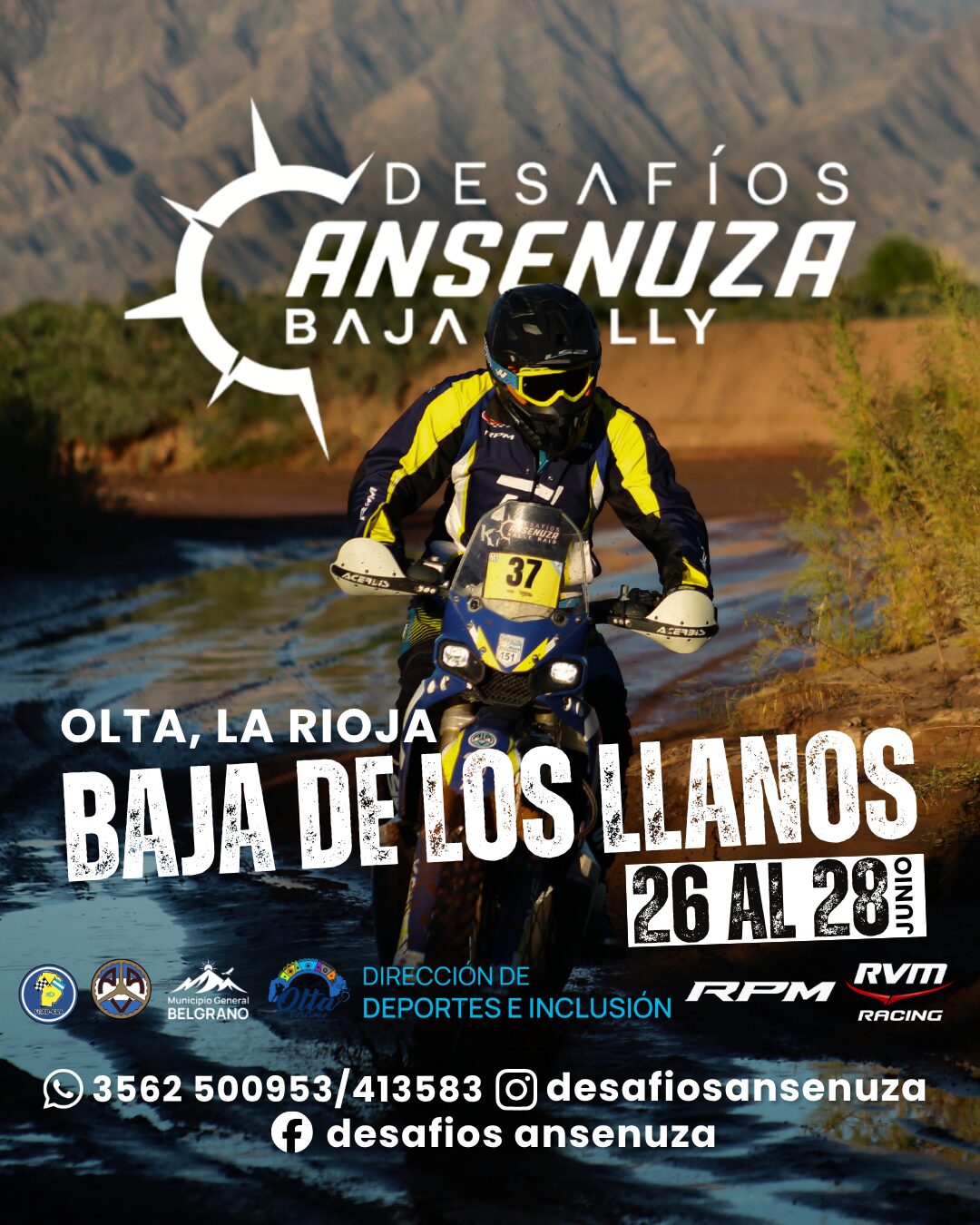 Ver puntajes Ansenuza 2026
